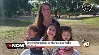 Doctors give update on shark attack victim