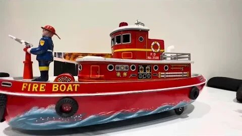 This rare Fire Boat 🛳️ must’ve broke putting out a fire! 🔥🔥🔥