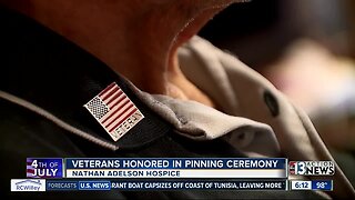 Las Vegas valley veterans honored in pinning ceremony for Fourth of July