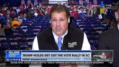 President Trump Holding Get Out the Vote Rally in North Charleston, SC