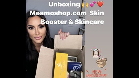 LIVE HUGE Unboxing MEAMOSHOP.com Korean Skin Boosters Skincare Code Lois15