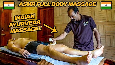 ASMR Full Body Ayurveda Massage | Famous Indian Massage 🇮🇳