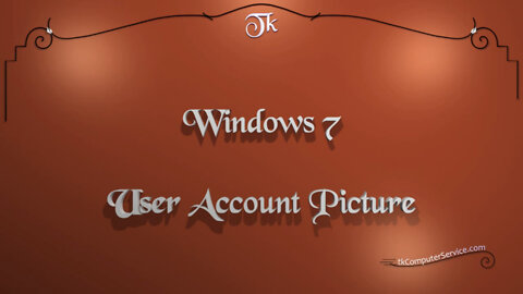 Windows 7 - User Account Pictures - Changing & Customizing the User Account Picture