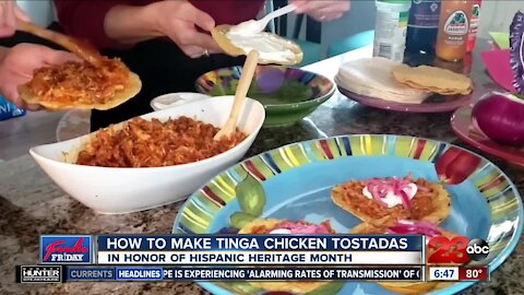 Making Tinga Chicken Tostadas