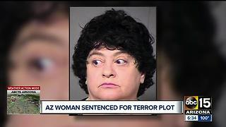 Arizona woman sentenced for terror attack plot