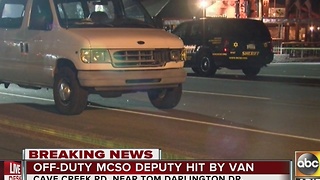 Off-duty MCSO deputy and his wife hit by van outside popular Cave Creek bar