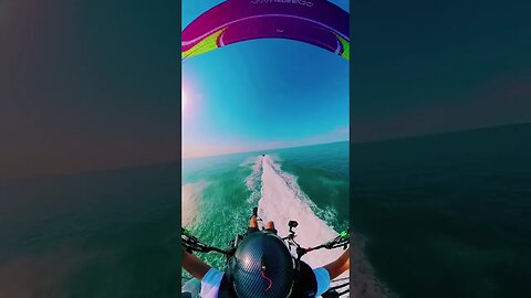 "Insane Paramotor Flying: touches Boats"