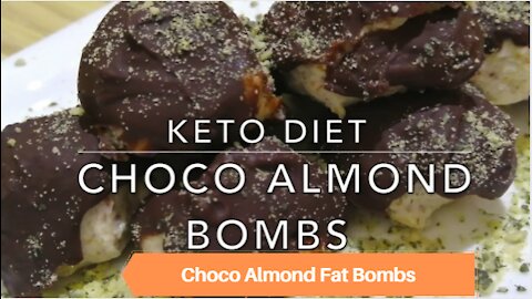 Keto Choco Almond Fat Bombs Recipe #Keto #Recipes