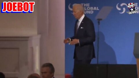 Joe Biden Reaches Arms Out For Help Offstage