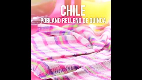 Chile Poblano de relleno de Quinoa