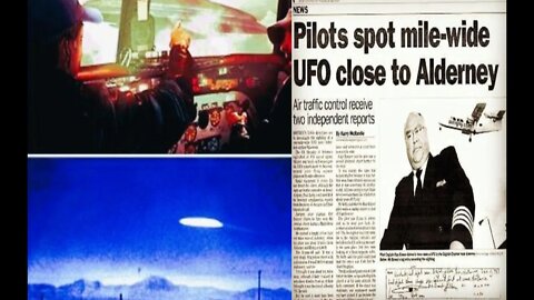 Captain Ray Bowyer- Pilot See's a Large Yellow UFO