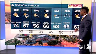 WMAR-2 News Weather at 11