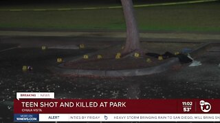 Teen shot and killed at Chula Vista park