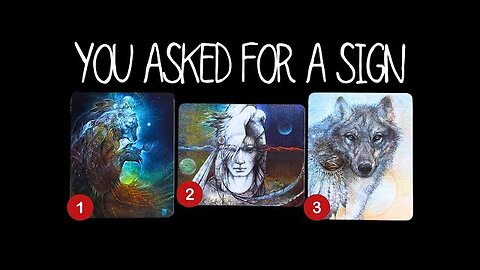 You Asked For A Sign Or Message🔸Here it Is!✨🤩🤩🤩✨PICK A CARD 🃏Timeless Reading