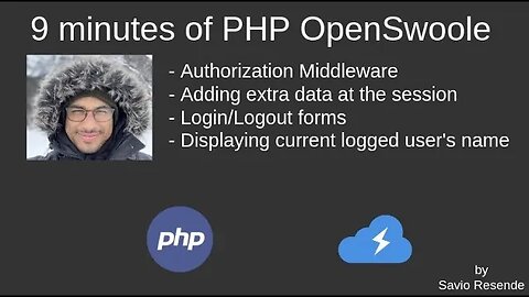 PHP OpenSwoole HTTP Server - User Authorization - Part 3