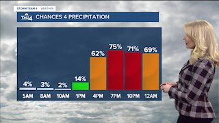 Messy rain/snow mix moves in Thursday