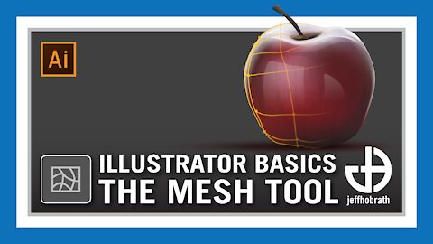 Mesh Tool Tutorial | How to Make a Realistic Looking Vector in Illustrator | Jeff Hobrath Art Studio