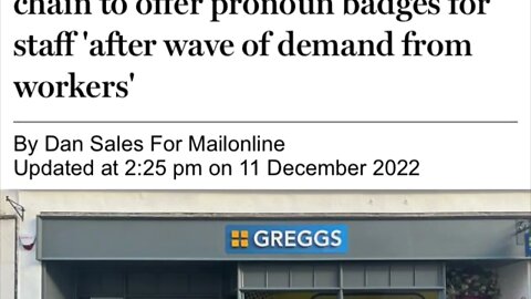 High Street bakers Greggs have started letting staff put their pronouns on their name badges