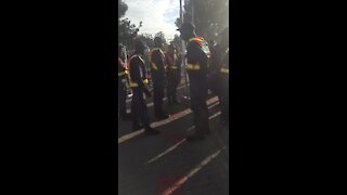 Madikizela-Mandela casket arrives at Orlando Stadium (FQV)