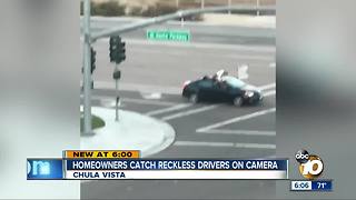 Chula Vista homeowners catch reckless drivers on camera