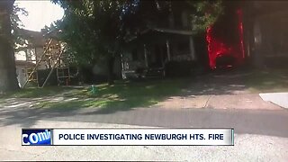 Body camera footage shows Newburgh Heights houses on fire