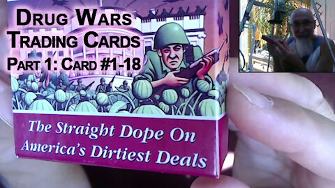 Drug Wars Trading Cards, 1991, Eclipse Comics: P1, Cards #1-18 [ASMR, Full Live Stream Reading]