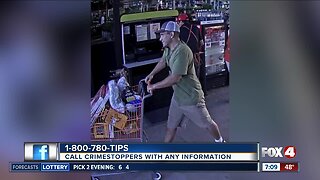 Suspect sought for stealing cart full of items from Home Depot in Cape Coral