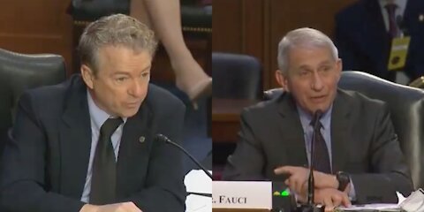 Rand Paul and Dr. Fauci Get Into GIANT FIGHT In Middle Of Hearing Over Masks