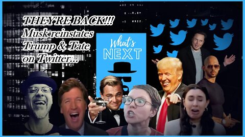 TWITTER, TRUMP & TATE...THEY'RE BACK!!!