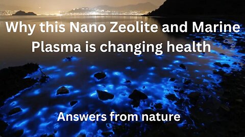 HOW TO REGENERATE TISSUES USING MARINE PLASMA INFUSED WITH THIS ZEOLITE
