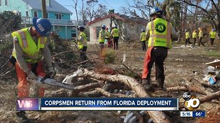 Thanksgiving Homecoming: CCC members return from Florida deployment