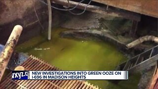 New investigations into green ooze on I-696 in Madison Heights