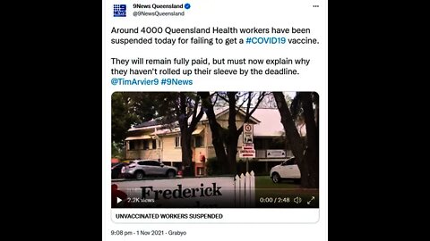 Thousands of unvaccinated health workers suspended in Australia! #shorts
