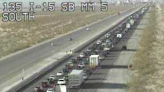 RTC: 26-mile backup on I-15 as California visitors leave Vegas on Memorial Day