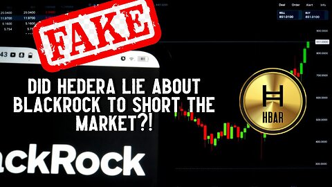 Did Hedera Lie About BlackRock To Short The Market?!
