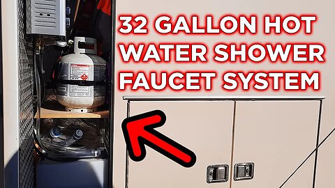 Ambulance Conversion Water System UPGRADES | Hot, Cold, Shower, Faucet - 32 Gallons On Board!