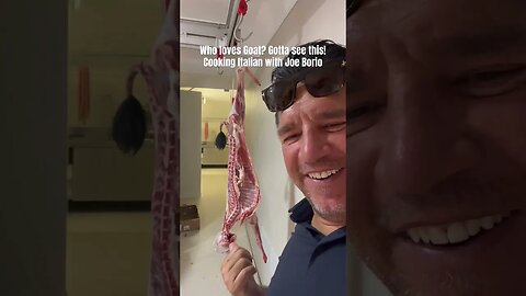 🐐🇮🇹❤️ You have to see this! Who loves goat? Trip to Italian Butcher! Cooking Italian with Joe