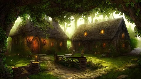 Celtic Fantasy Music – Mossy Forest Village | Dark, Tribal