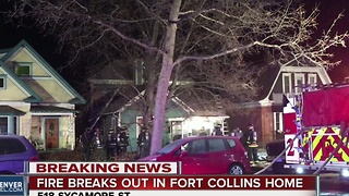 Family escapes house fire in Fort Collins
