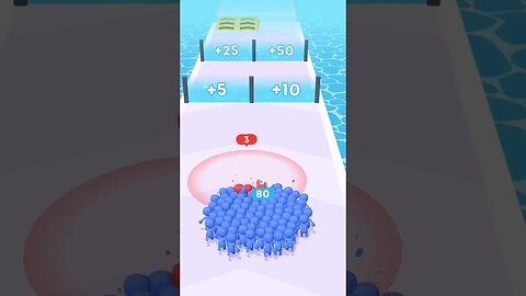 crowd master crowd runner game #shorts #satisfying #mobilegame @Dailyclips892 | oggy and jack