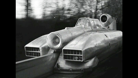 Rocket-Powered 'Aerotrain'