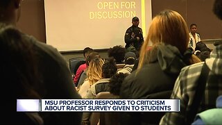 MSU professor responds to criticism about racist survey given to students