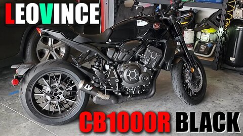 LeoVince Carbon Fiber Exhaust on The CB1000r Black Edition - Full install and Sound Test