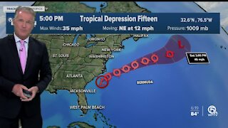 Tropical Depression 15 forms