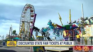 Florida State Fair discount tickets and ride armbands on sale now at Publix, online