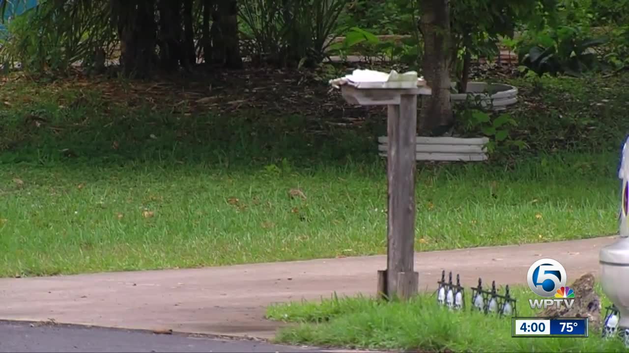 Woman concerned after Boynton Beach mailbox blown up