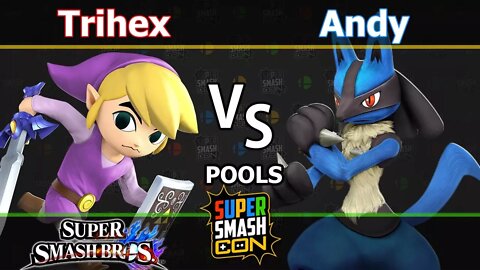 Tempo|Trihex (Toon Link) vs. Andy (Lucario) - Wii U Singles Pools - SSC2017