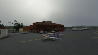 Microsoft Flight Simulator FS Excursions Raw Video Flight (F) KAVX (T) Big Bear, CA