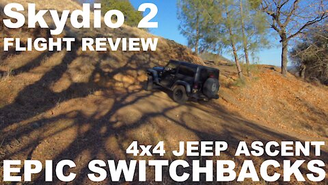 Skydio 2: Astounding! - Epic Switchbacks - 4x4 Jeep Acscent (4K)