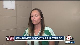 Tipton woman charged with starving 5-year-old speaks out